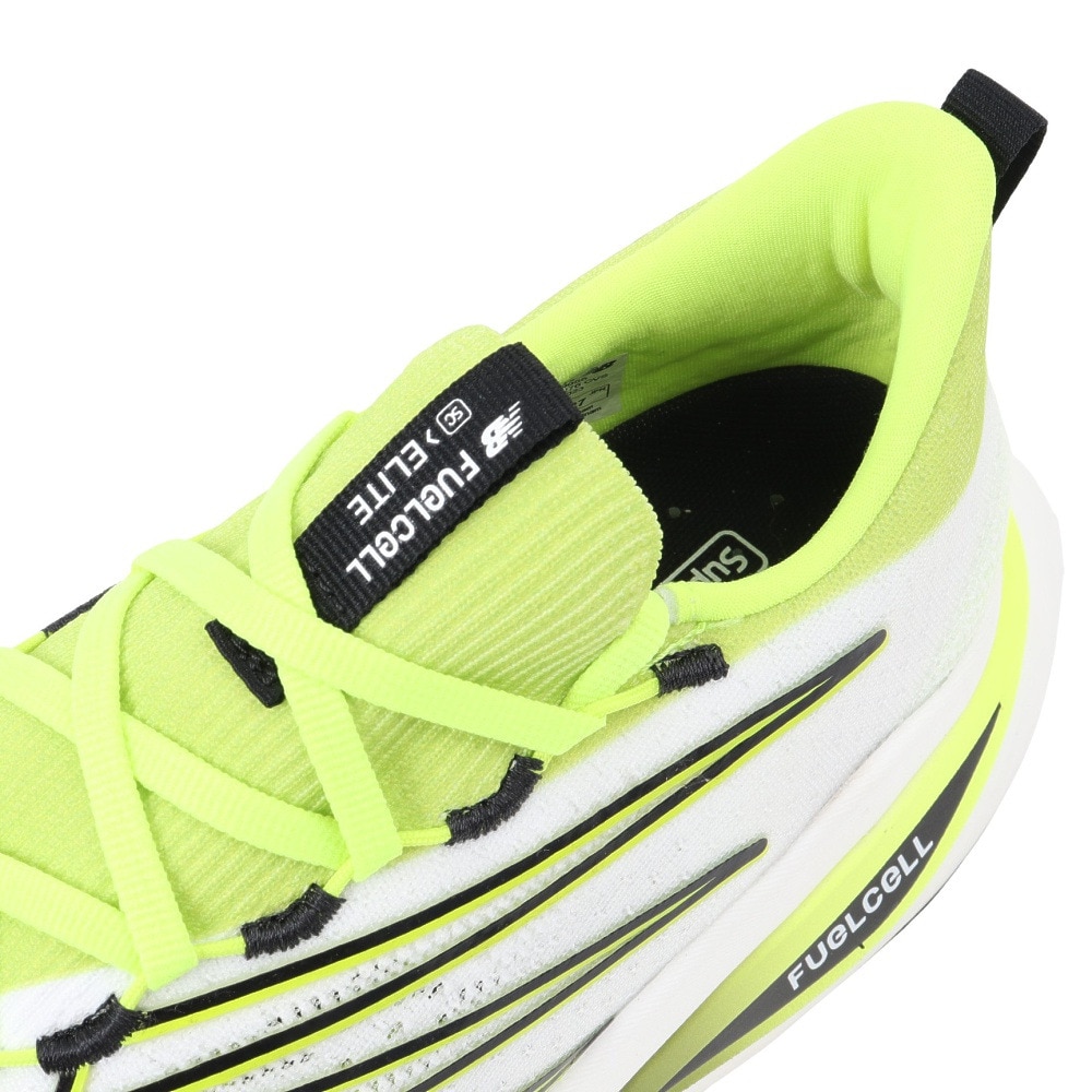 ニューバランス（new balance）（メンズ）ランニングシューズ フューエルセル エスシー エリート v3 ホワイト グリーン MRCELCT3D