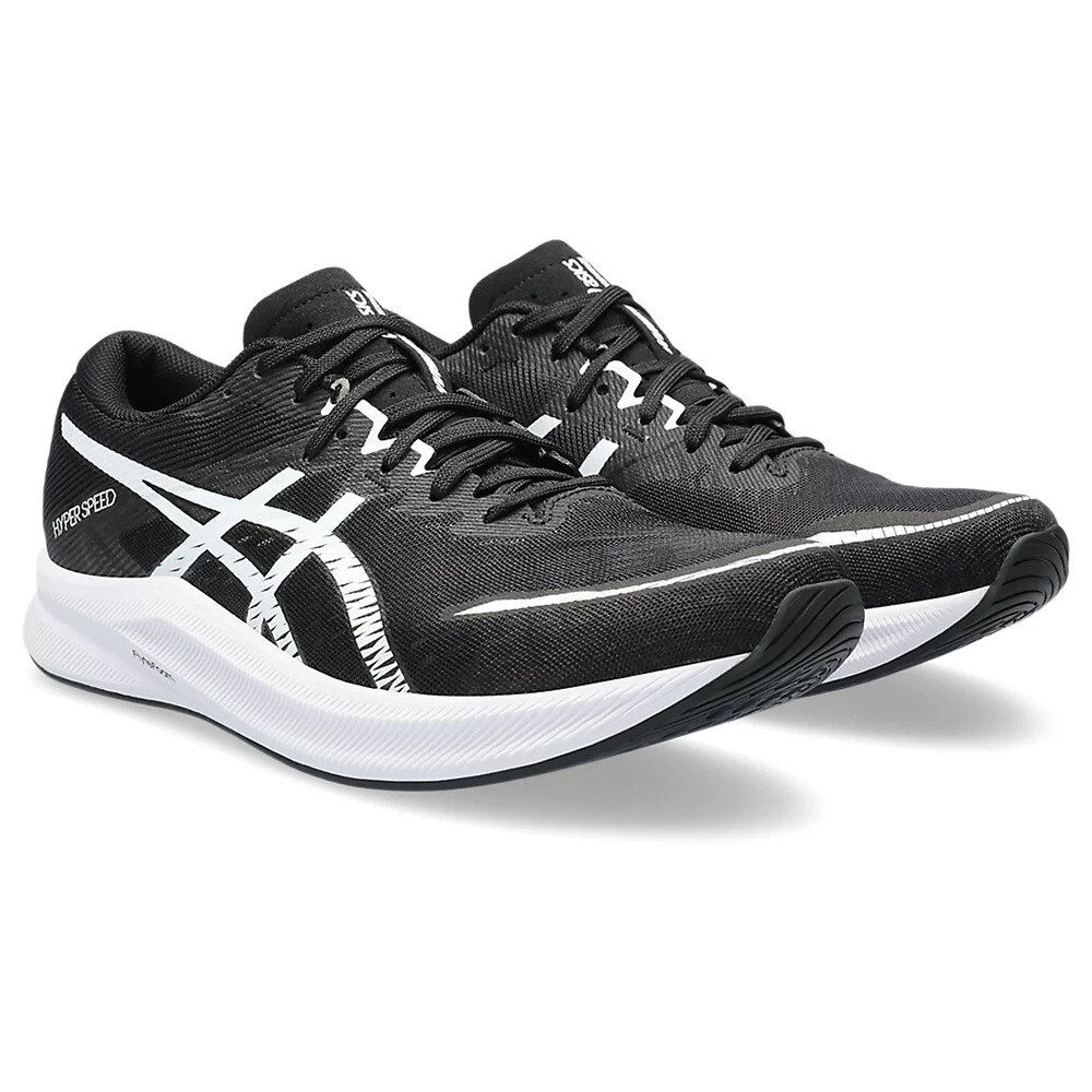 アシックス（ASICS）（メンズ）ランニングシューズ ハイパー スピード 3 ブラック 1011B701.001 スニーカー トレーニング ジョギング 通気性 