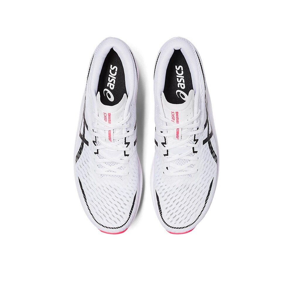 アシックス（ASICS）（メンズ）ランニングシューズ ハイパー スピード 3 WIDE ホワイト ブラック 1011B702.100 スニーカー トレーニング ジョギング 通気性 