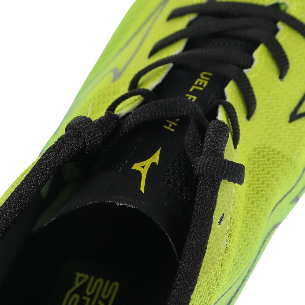 ミズノ（MIZUNO）（メンズ、レディース）ランニングシューズ デュエルフラッシュ イエロー ブラック U1GD236001 スニーカー 軽量 レーシング トラックレース