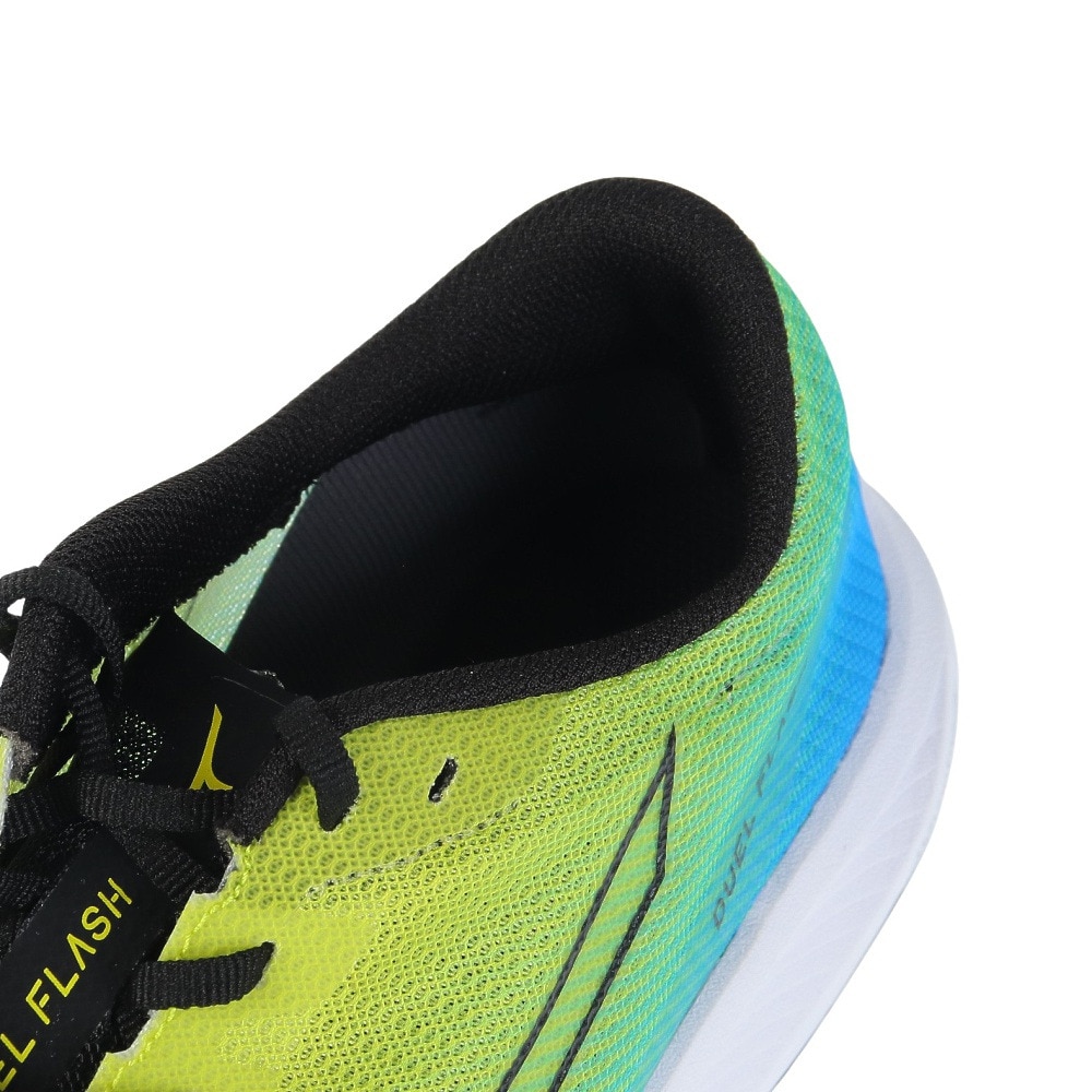 ミズノ（MIZUNO）（メンズ、レディース）ランニングシューズ デュエルフラッシュ イエロー ブラック U1GD236001 スニーカー 軽量 レーシング トラックレース