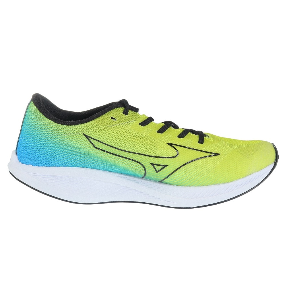ミズノ（MIZUNO）（メンズ、レディース）ランニングシューズ デュエルフラッシュ イエロー ブラック U1GD236001 スニーカー 軽量 レーシング トラックレース