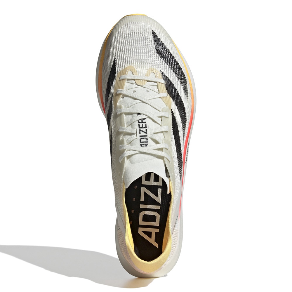 アディダス（adidas）（メンズ）ランニングシューズ アディゼロタクミセン10 アイボリー IG8202 スニーカー トレーニング 部活 軽量 
