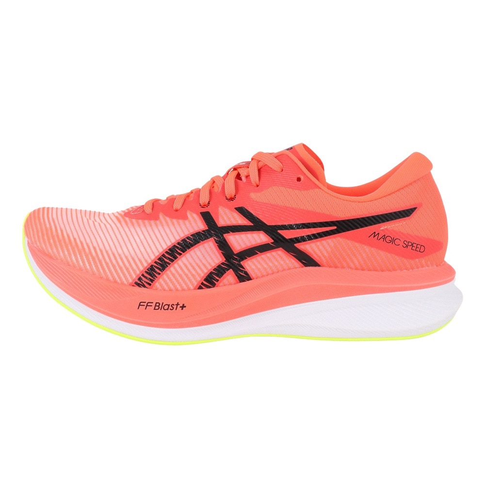 アシックス（ASICS）（メンズ）ランニングシューズ マジックスピード3 フラッシュオレンジ 1011B703.600 スニーカー トレーニング 部活 クッション性 反発性