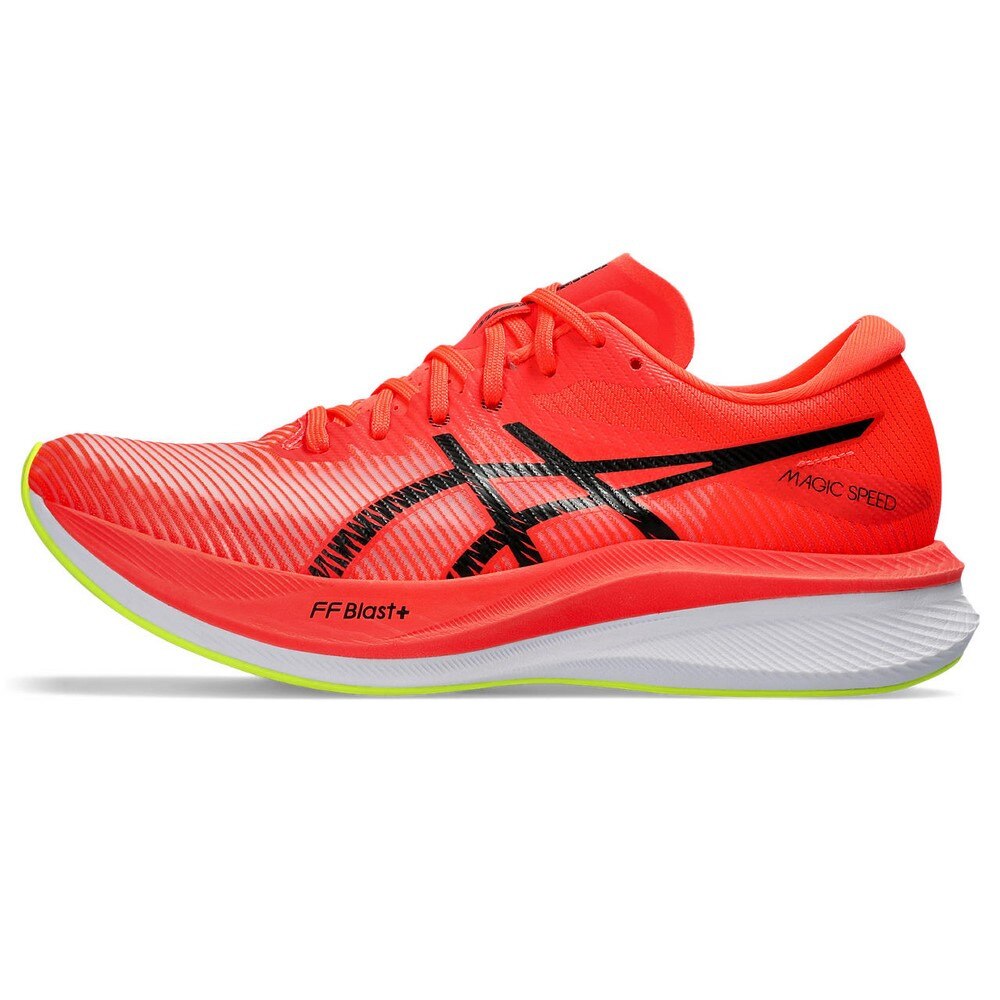 アシックス（ASICS）（メンズ）ランニングシューズ  マジックスピード3WIDE レッド 1011B704.600 スニーカートレーニング スポーツ 部活 クッション