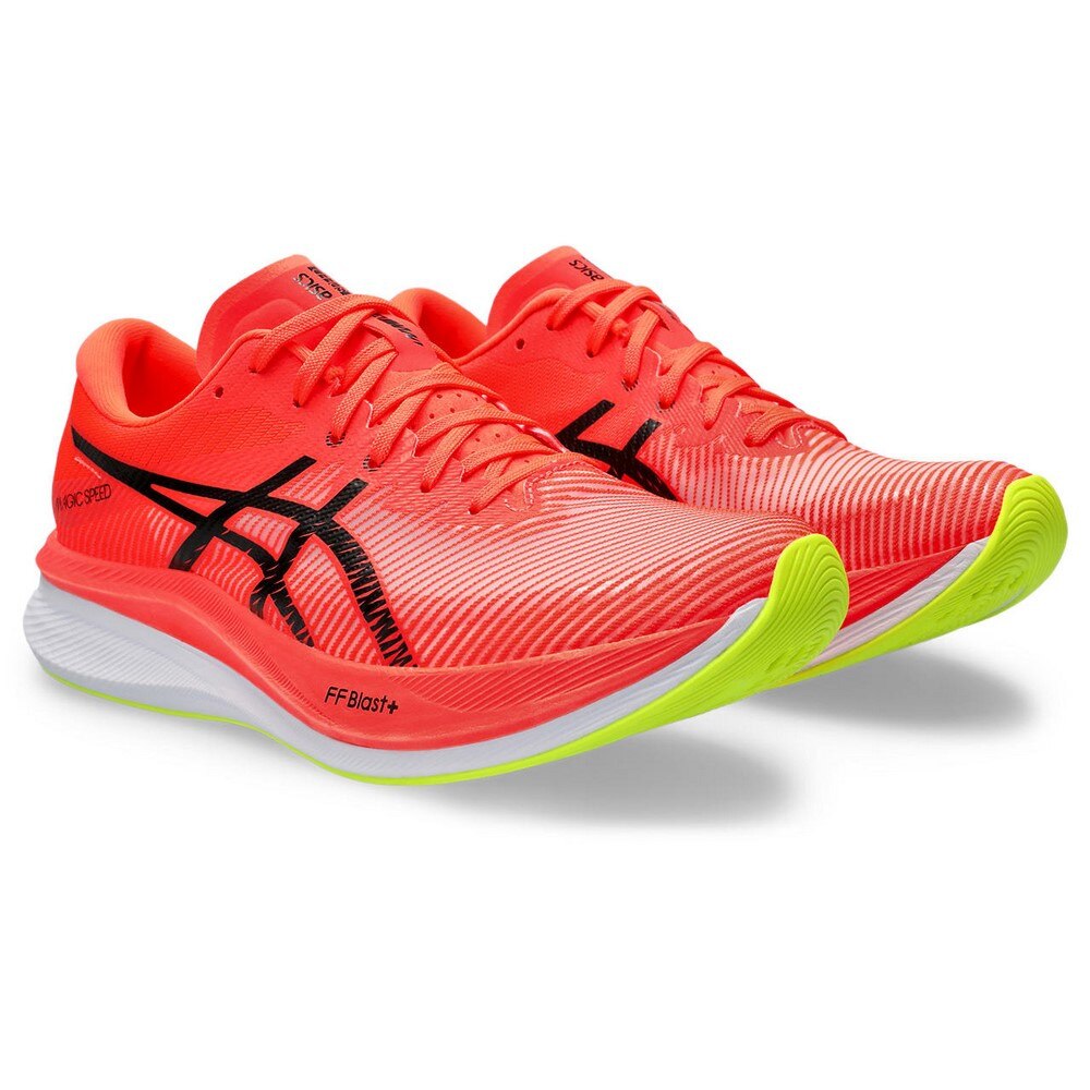 アシックス（ASICS）（メンズ）ランニングシューズ  マジックスピード3WIDE レッド 1011B704.600 スニーカートレーニング スポーツ 部活 クッション