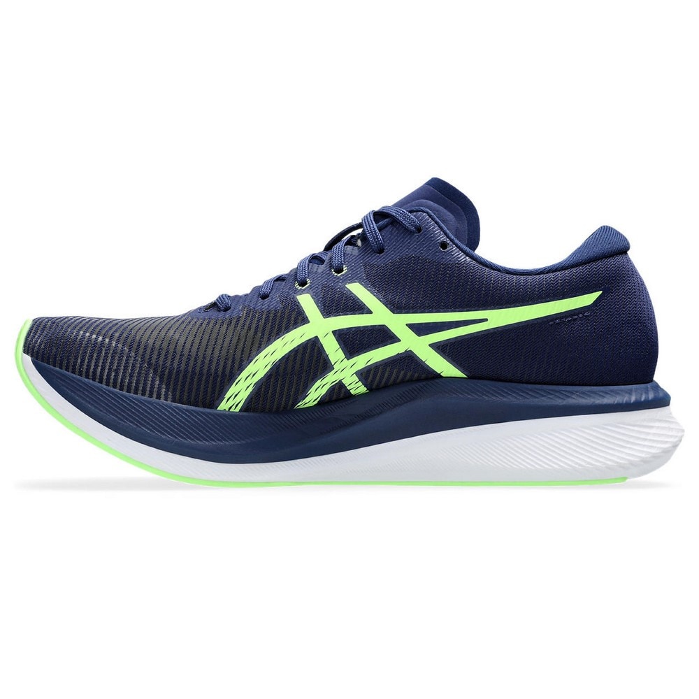 アシックス（ASICS）（メンズ）ランニングシューズ マジックスピード3 ブルー グリーン 1011B703.401 スニーカー トレーニング スポーツ 部活 