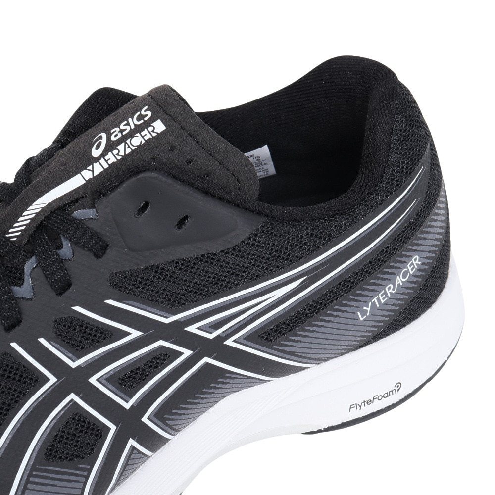 アシックス（ASICS）（メンズ）ランニングシューズ ライトレーサー5ワイド ブラック ホワイト 1011B902.001 スニーカー トレーニング 部活