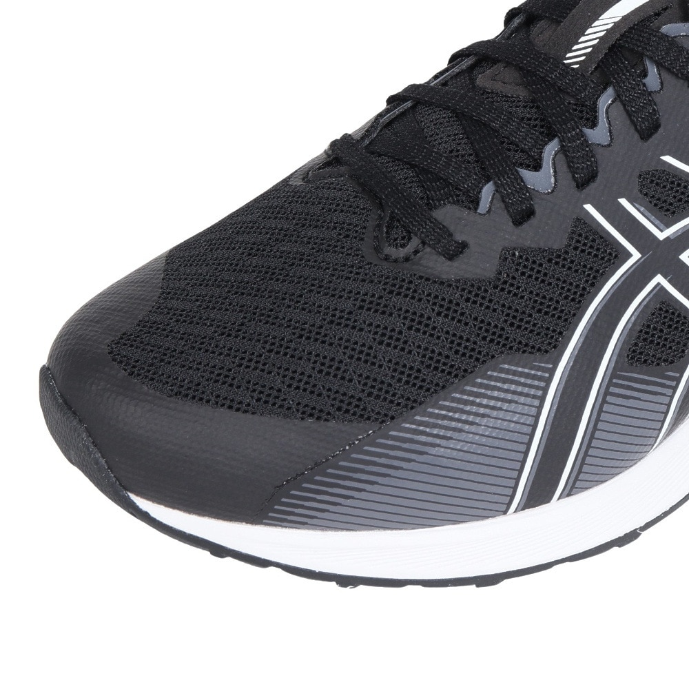 アシックス（ASICS）（メンズ）ランニングシューズ ライトレーサー5ワイド ブラック ホワイト 1011B902.001 スニーカー トレーニング 部活