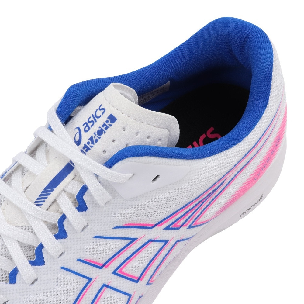 アシックス（ASICS）（メンズ）ランニングシューズ ライトレーサー5 ホワイト ブルー 1011B903.100 スニーカー トレーニング 部活 軽量 