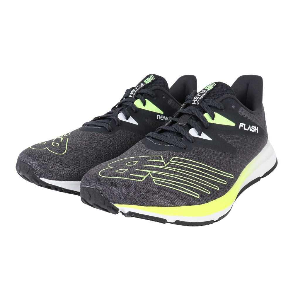 ニューバランス（new balance）（メンズ）ランニングシューズ ダイナソフトフラッシュv6 ダークグレー MFLSHLG6D スニーカー トレーニング 部活 軽量 耐久性
