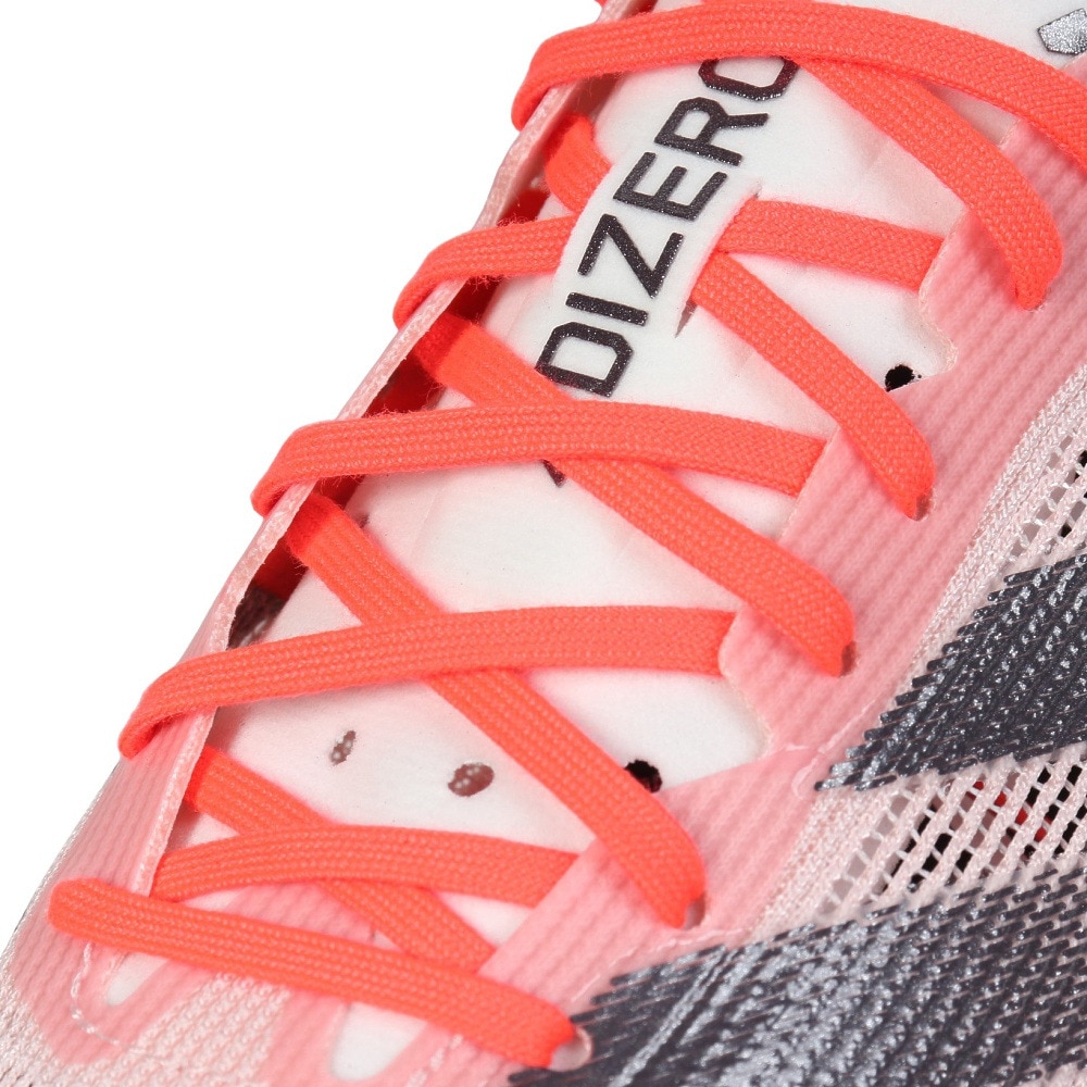 アディダス（adidas）（メンズ）ランニングシューズ アディゼロタクミセン10 ピンク ID3621 スニーカー 軽量 レース用ランニング トレーニング 部活 