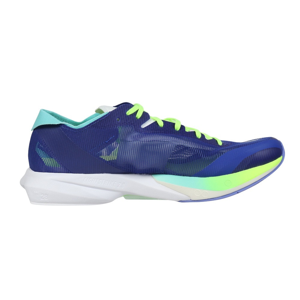 アディダス（adidas）（メンズ）ランニングシューズ アディゼロジャパン8M ブルー ID3631 スニーカー トレーニングシューズ 部活 通気性 軽量