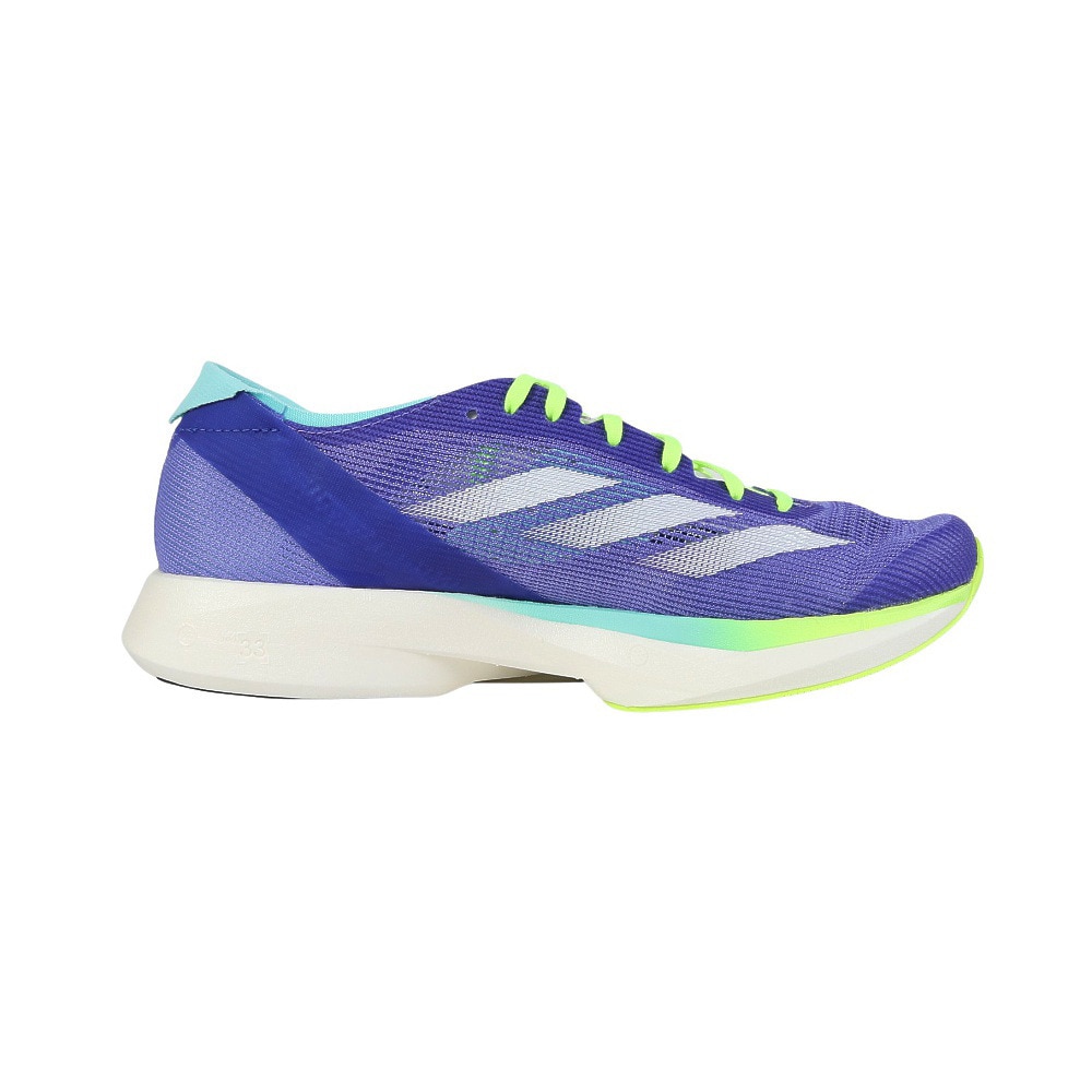アディダス（adidas）（メンズ）ランニングシューズ アディゼロタクミセン10M ブルー IF1211 スニーカー トレーニングシューズ 部活 クッショニング 