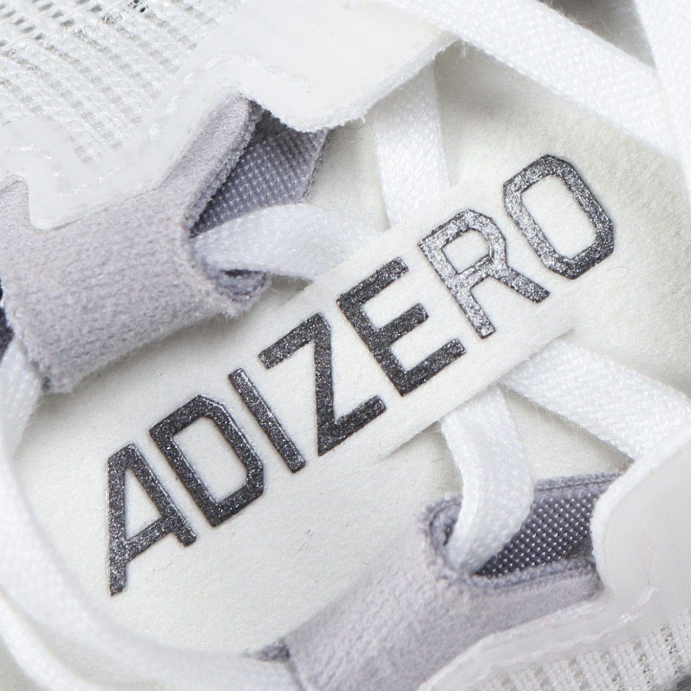 アディダス（adidas）（メンズ）ランニングシューズ アディゼロボストン 12 ホワイト レッド IF9210 スニーカー トレーニング クッション 軽量 部活 マラソン