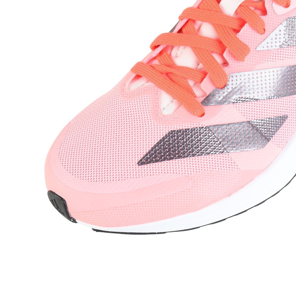 アディダス（adidas）（メンズ）ランニングシューズ アディゼロ RC 4 ワイド ピンク JH7199 スニーカー 軽量 幅広 トレーニングシューズ 部活 マラソン