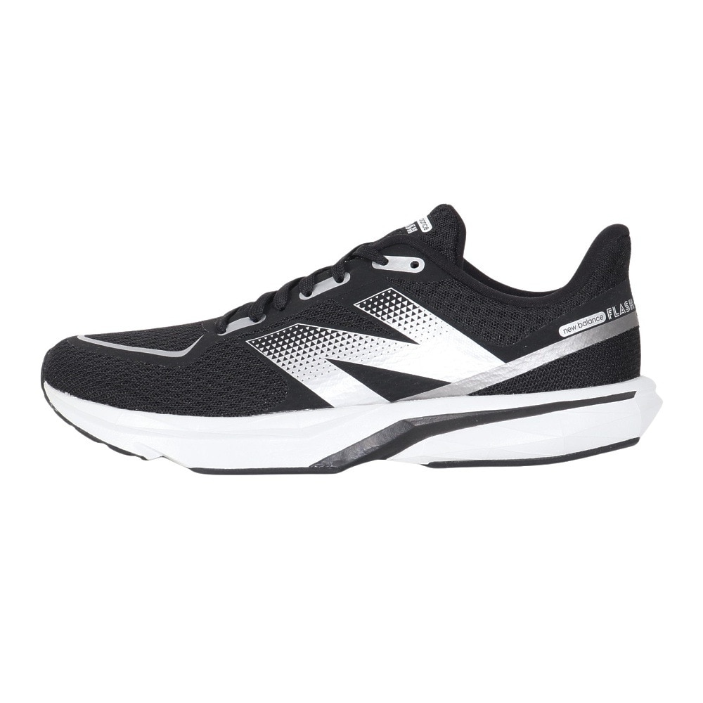 ニューバランス（new balance）（メンズ）ランニングシューズ ダイナソフトフラッシュv7 ブラック MFLSHBK7D スニーカー トレーニング 部活 通学 軽量 