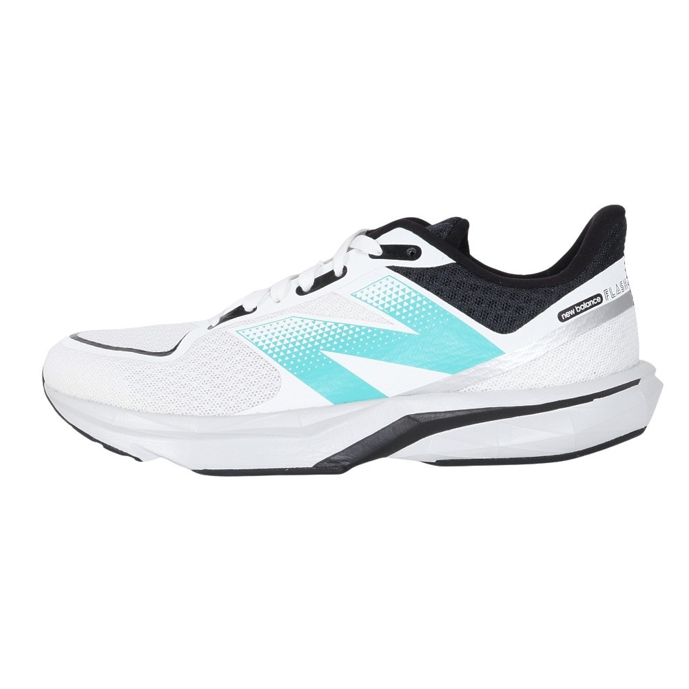 ニューバランス（new balance）（メンズ）ランニングシューズ ダイナソフトフラッシュv7 ホワイト MFLSHWB7D スニーカー トレーニング 部活 通学 軽量
