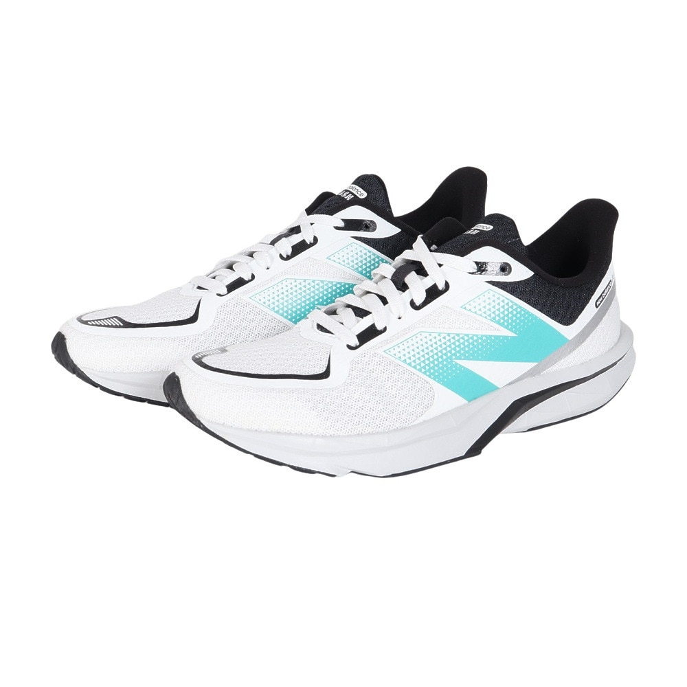 ニューバランス（new balance）（メンズ）ランニングシューズ ダイナソフトフラッシュv7 ホワイト MFLSHWB7D スニーカー トレーニング 部活 通学 軽量