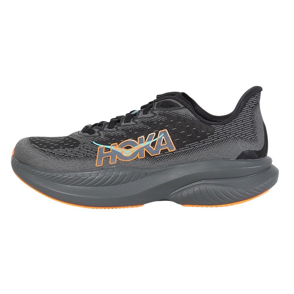 ホカ（HOKA）（メンズ）ランニングシューズ トレーニングシューズ 部活 Mach 6 1147790-BKLC