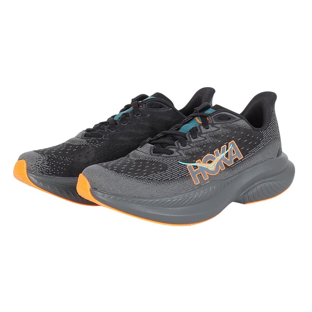 ホカ（HOKA）（メンズ）ランニングシューズ トレーニングシューズ 部活 Mach 6 1147790-BKLC