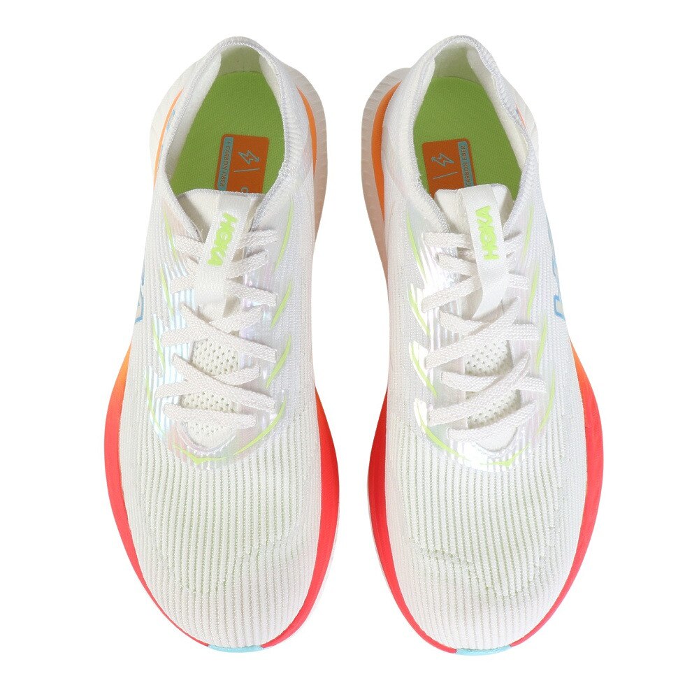 ホカ（HOKA）（メンズ、レディース）ランニングシューズ シエロエックス1 ホワイト 1147910-FSTC スニーカー トレーニングシューズ 部活 軽量 ★★★