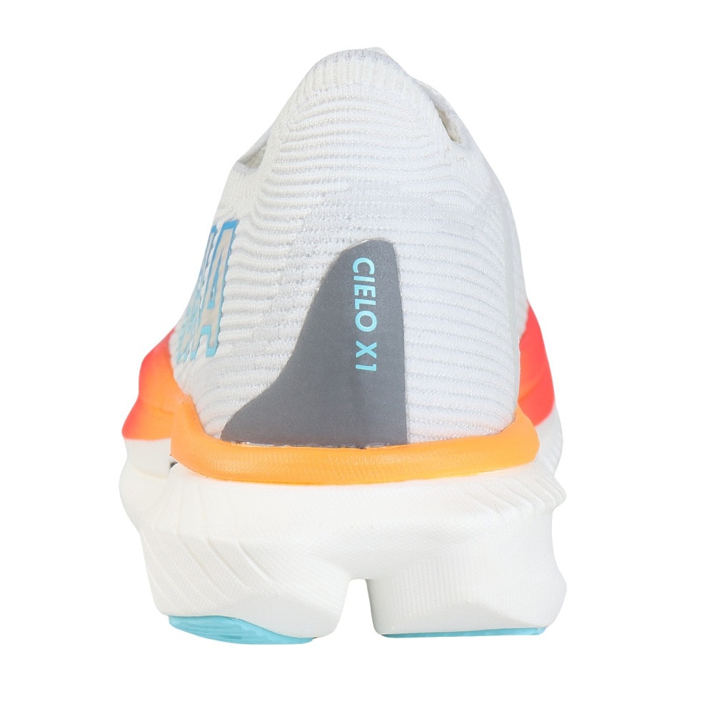 ホカ（HOKA）（メンズ、レディース）ランニングシューズ シエロエックス1 ホワイト 1147910-FSTC スニーカー トレーニングシューズ 部活 軽量 ★★★