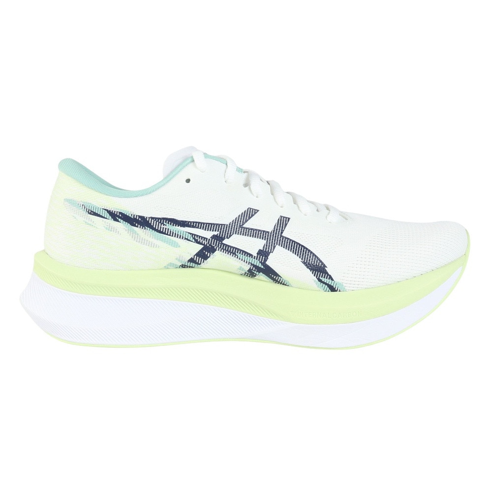 アシックス（ASICS）（メンズ）ランニングシューズ マジックスピード4 ホワイト ブルー 1011B875 100 スニーカー トレーニング 部活 軽量
