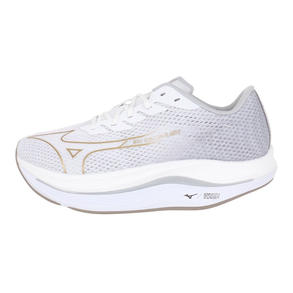 ミズノ（MIZUNO）（メンズ）ランニングシューズ トレーニングシューズ 部活 ウエーブリベリオンフラッシュ2 WIDE J1GC243753