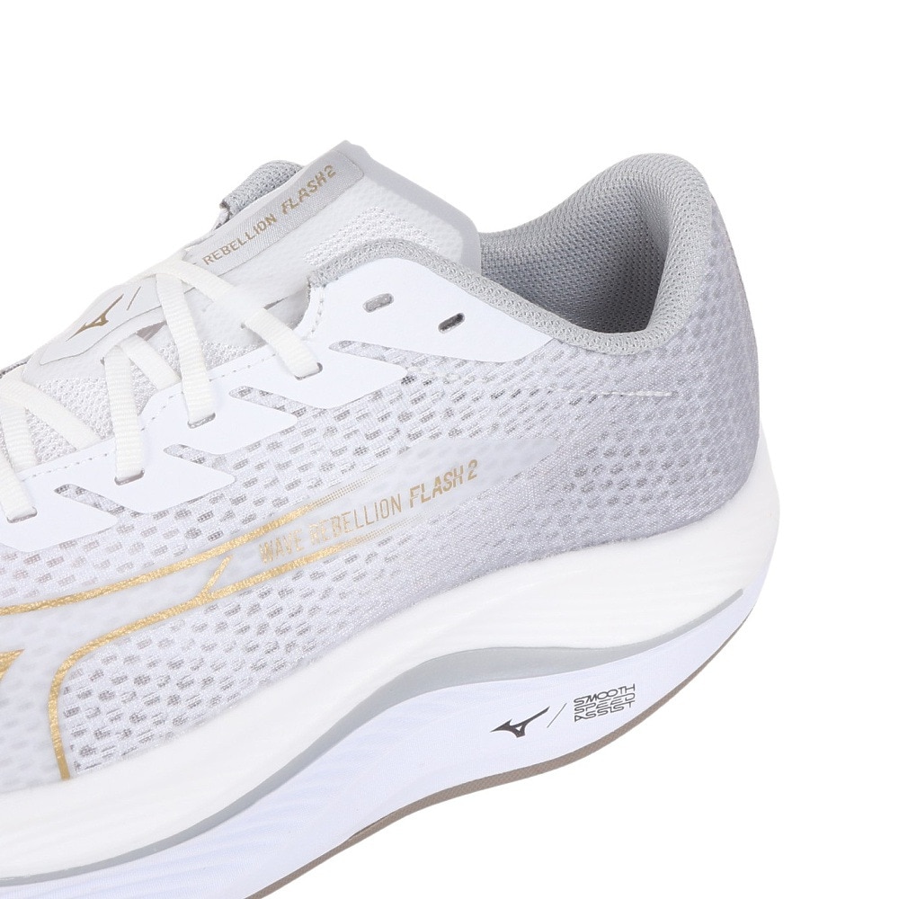 ミズノ（MIZUNO）（メンズ）ランニングシューズ トレーニングシューズ 部活 ウエーブリベリオンフラッシュ2 WIDE J1GC243753