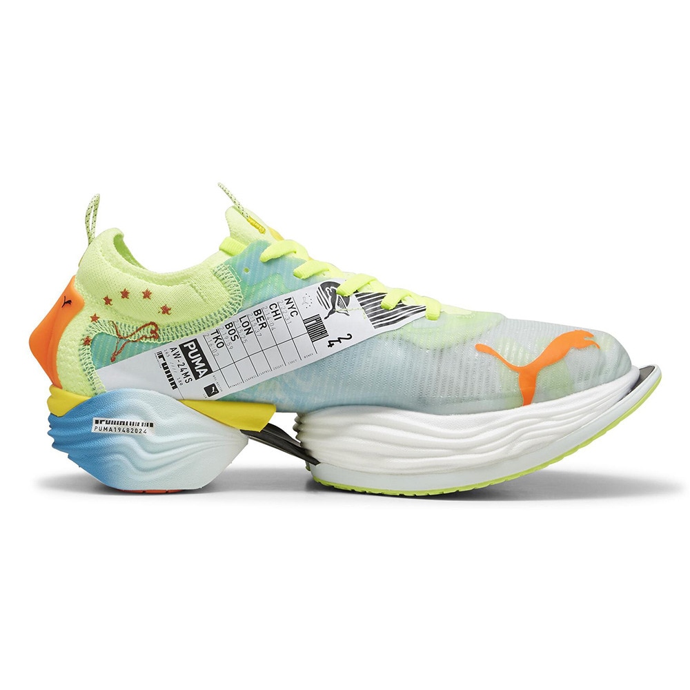 プーマ（PUMA）（メンズ）ランニングシューズ ファストアールニトロエリート2 ライトブルー 31019901 スニーカー ジョギング マラソン クッション性 安定性 