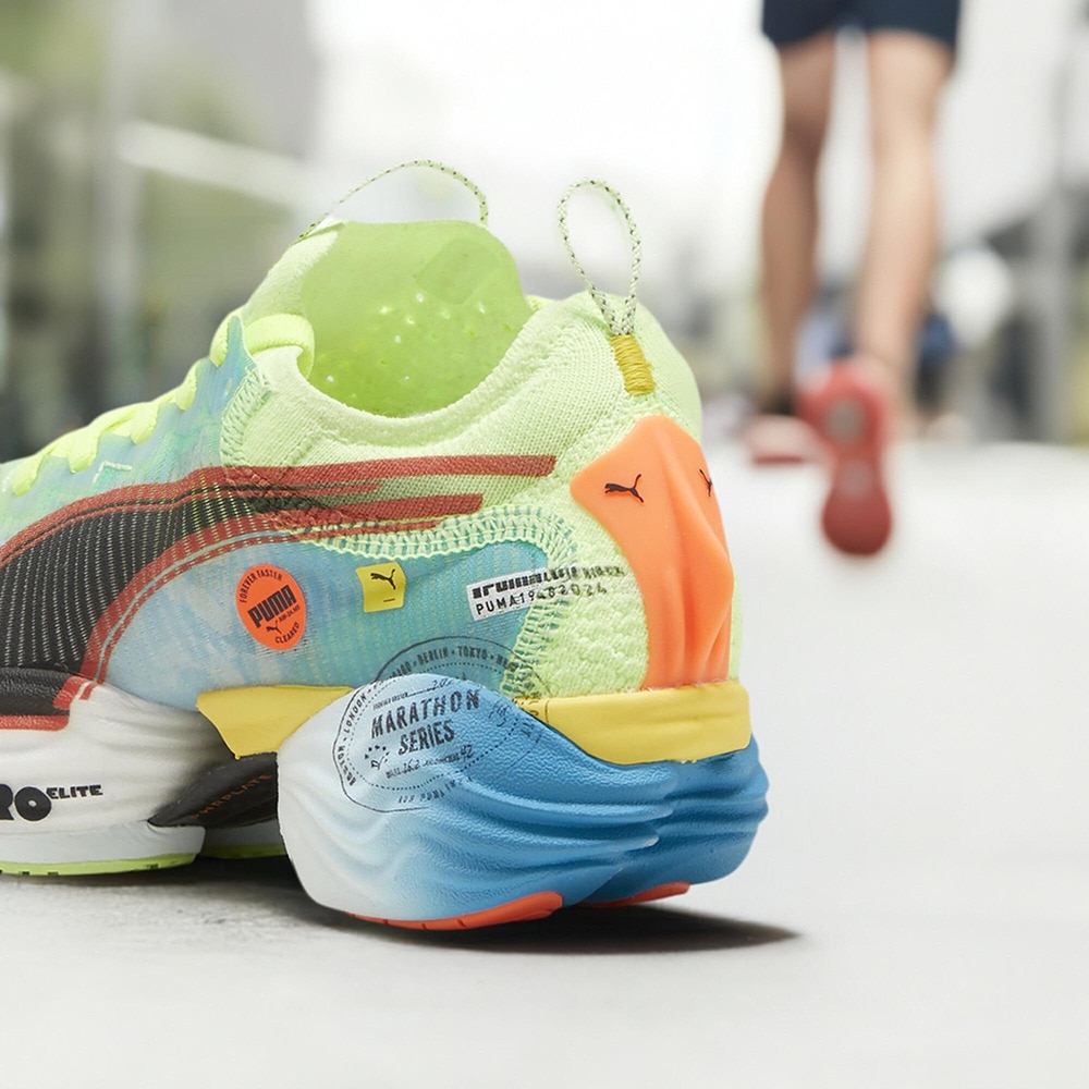 プーマ（PUMA）（メンズ）ランニングシューズ ファストアールニトロエリート2 ライトブルー 31019901 スニーカー ジョギング マラソン クッション性 安定性 