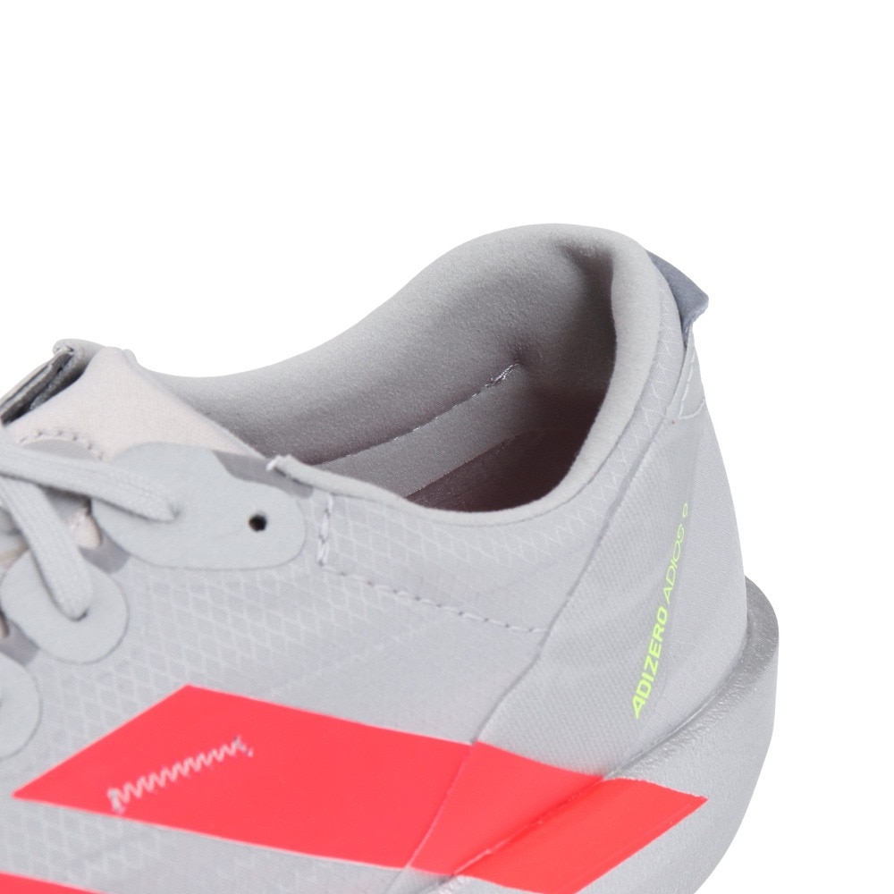アディダス（adidas）（メンズ）ランニングシューズ アディゼロジャパン9 M グレー IH5746 スニーカー トレーニング 部活 マラソン 軽量 反発力