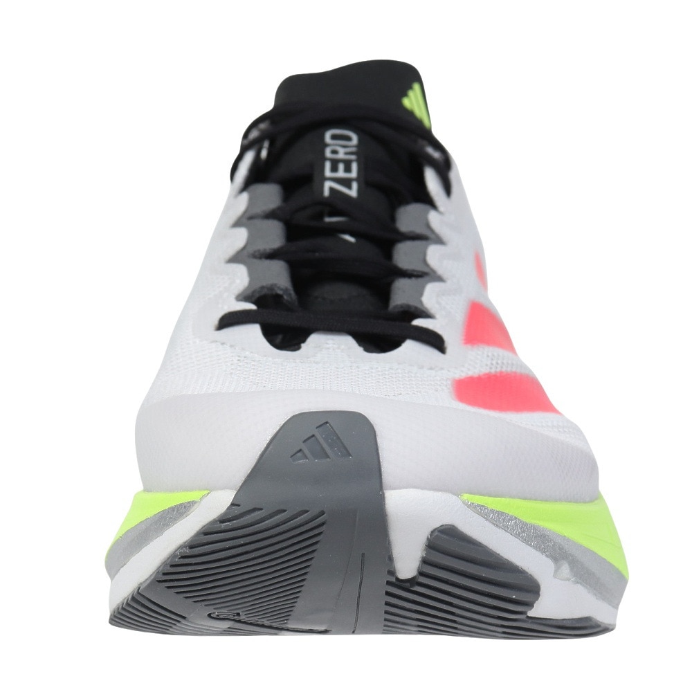 アディダス（adidas）（メンズ）ランニングシューズ  アディゼロボストン12 M グレー JI4472 スニーカー トレーニング 部活 マラソン クッション 軽量