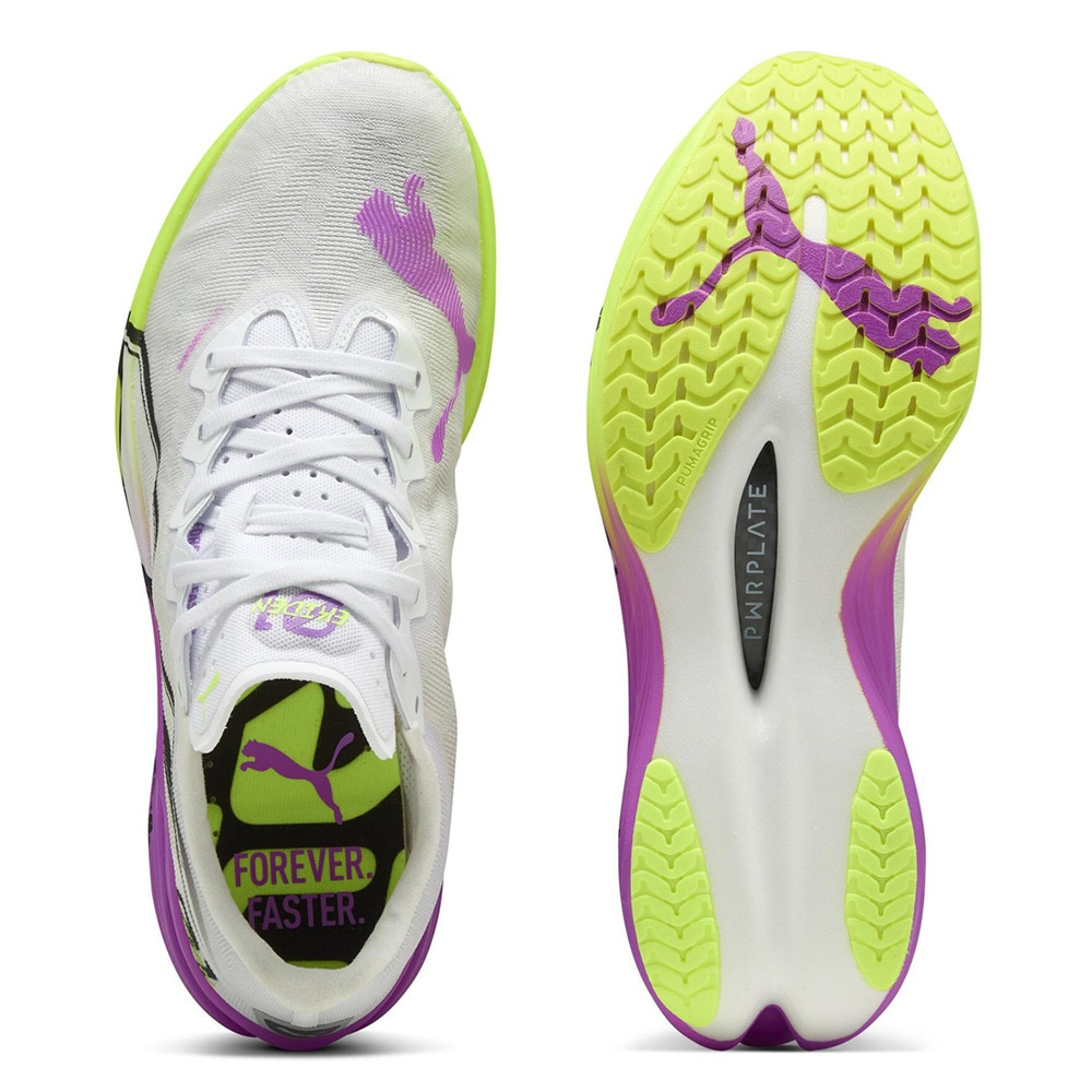 プーマ（PUMA）（メンズ）ランニングシューズ ディヴィエイト ニトロ エリート3 EG ホワイト 31189601 スニーカー トレーニング マラソン 部活 軽量 反発力