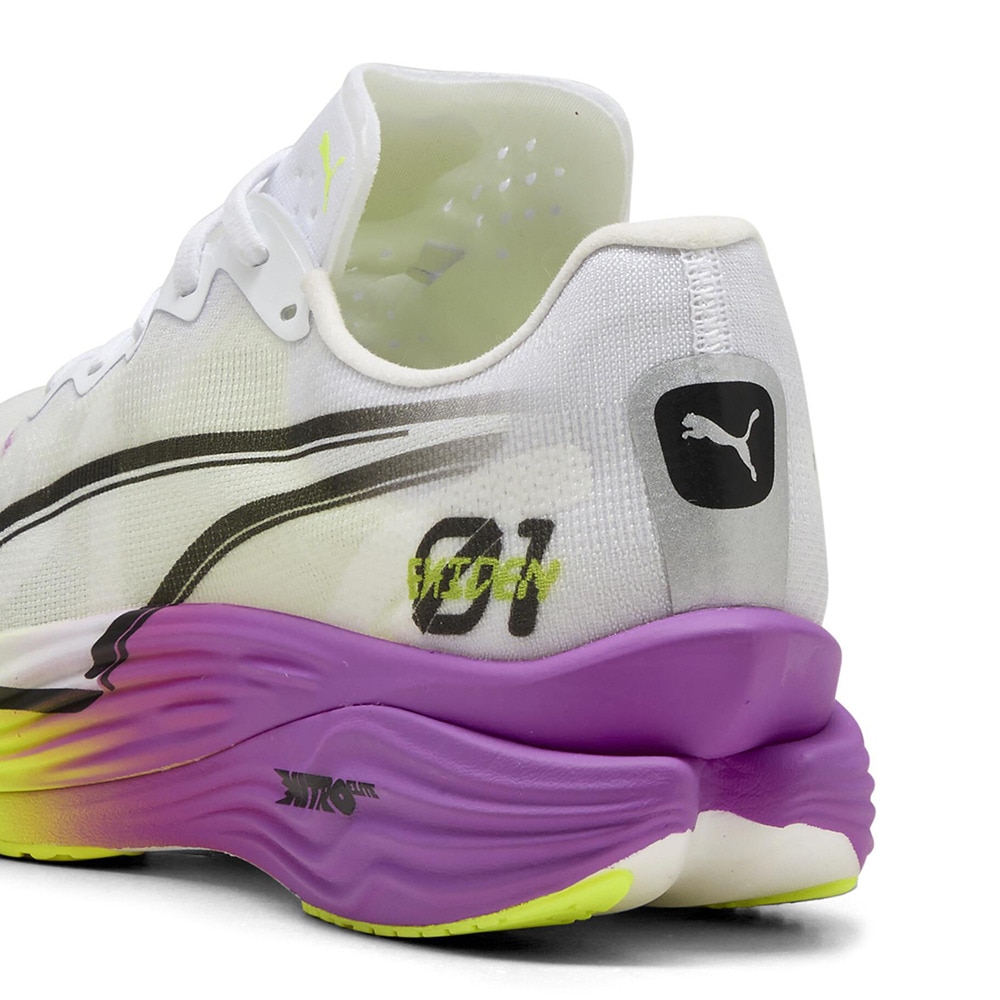 プーマ（PUMA）（メンズ）ランニングシューズ ディヴィエイト ニトロ エリート3 EG ホワイト 31189601 スニーカー トレーニング マラソン 部活 軽量 反発力