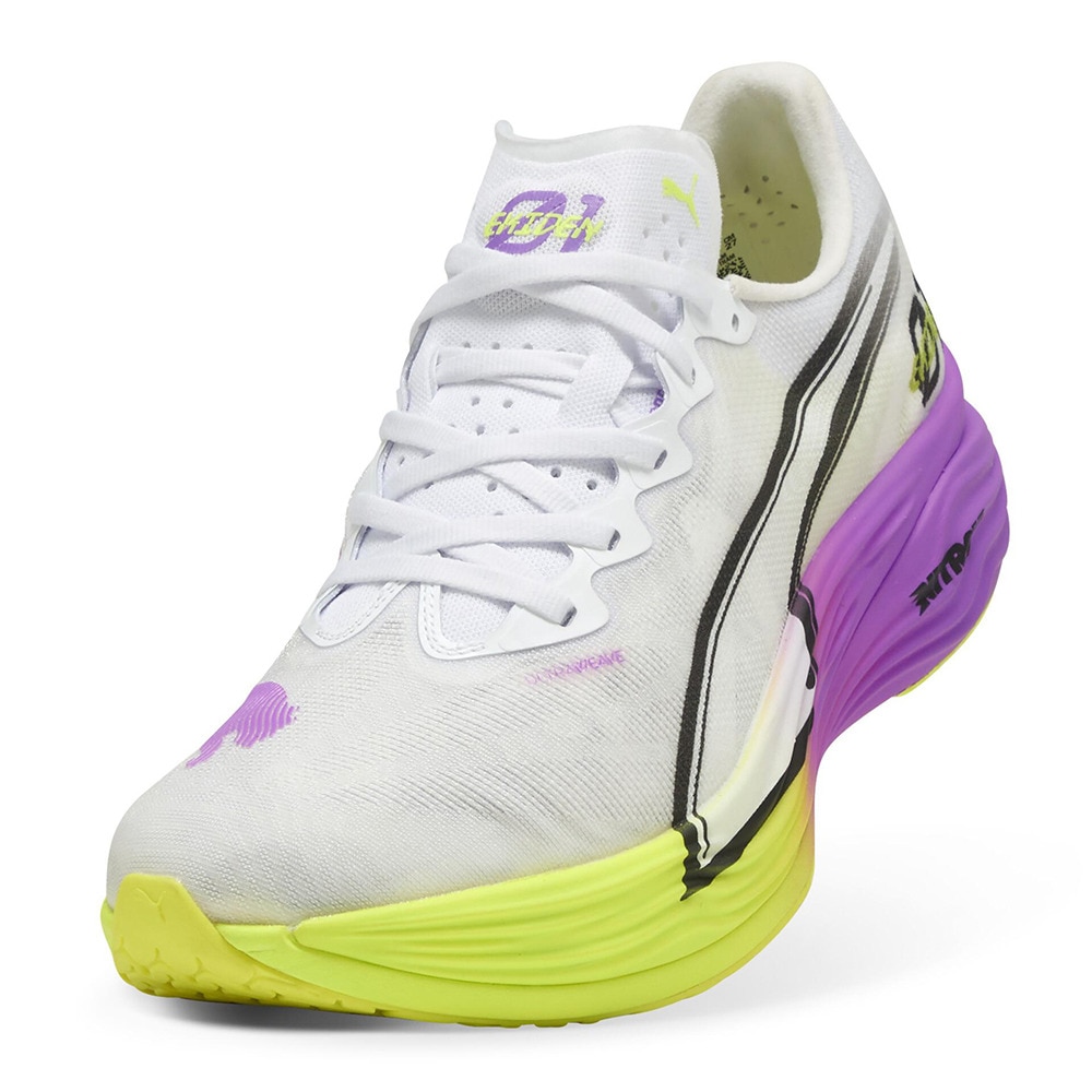プーマ（PUMA）（メンズ）ランニングシューズ ディヴィエイト ニトロ エリート3 EG ホワイト 31189601 スニーカー トレーニング マラソン 部活 軽量 反発力