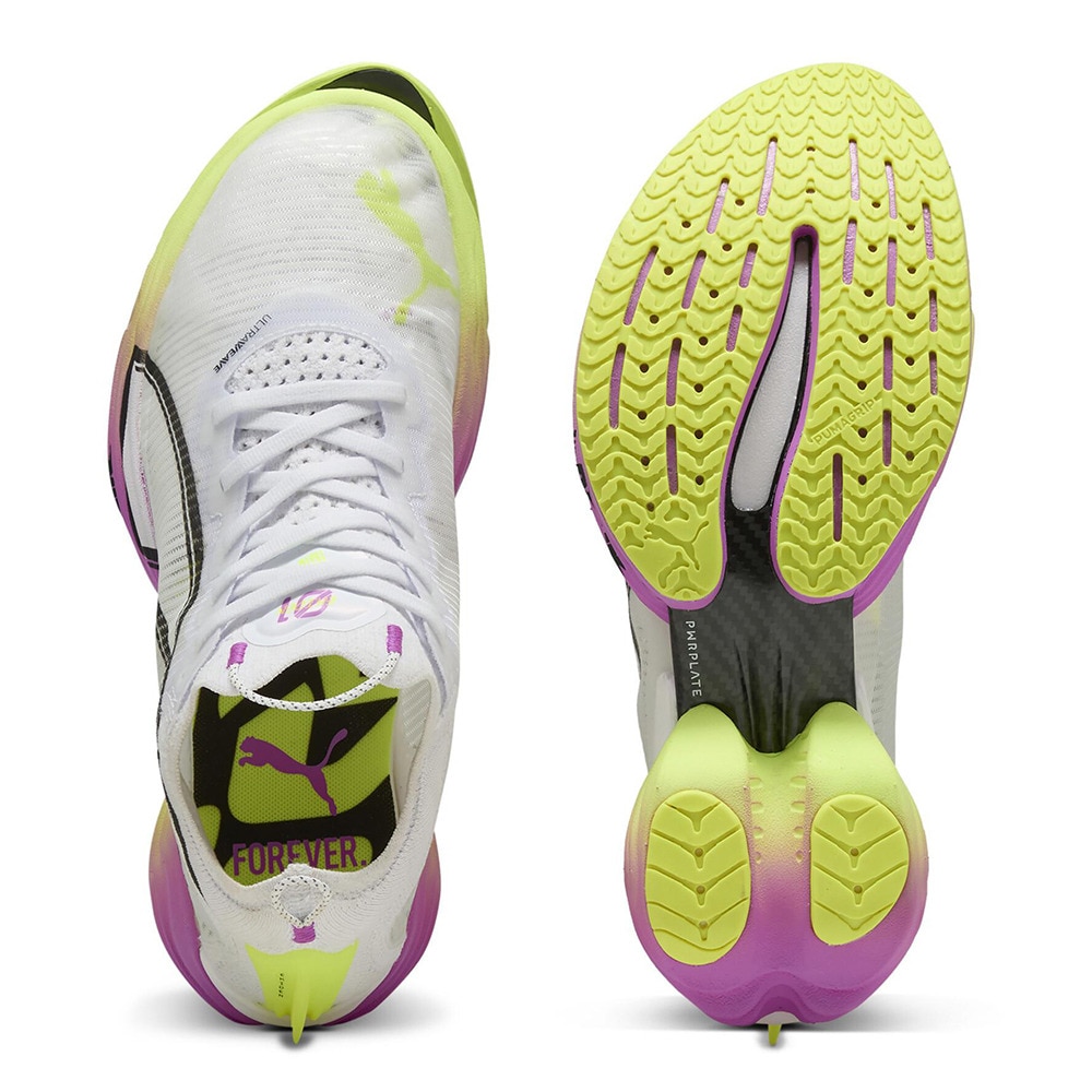 プーマ（PUMA）（メンズ）ランニングシューズ ファストアール ニトロ エリート2 EG ホワイト 31190401 スニーカー トレーニング マラソン 部活 クッション