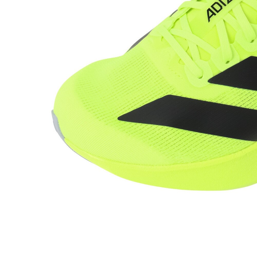 アディダス（adidas）（メンズ）ランニングシューズ トレーニングシューズ 部活 アディゼロ エヴォ SL フラッシュイエロー JR3416 スニーカー