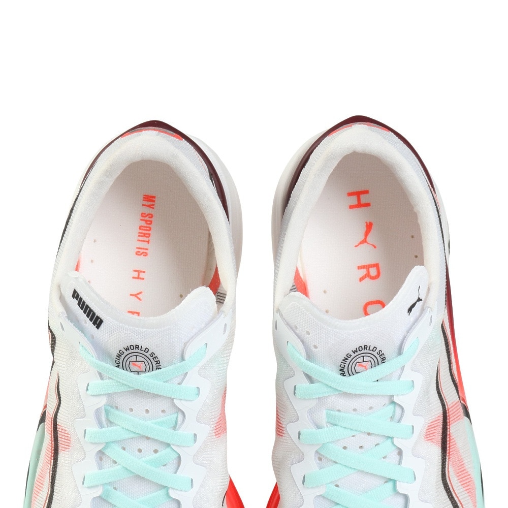 プーマ（PUMA）（メンズ）ランニングシューズ トレーニングシューズ プーマ ハイロックス ディヴィエイト ニトロ エリート 3 レッド ホワイト 31229101