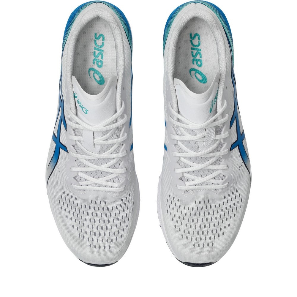 アシックス（ASICS）（メンズ）ランニングシューズ トレーニングシューズ 部活 ターサー RP 3 ホワイト ブルー 1011B465.101 スニーカー