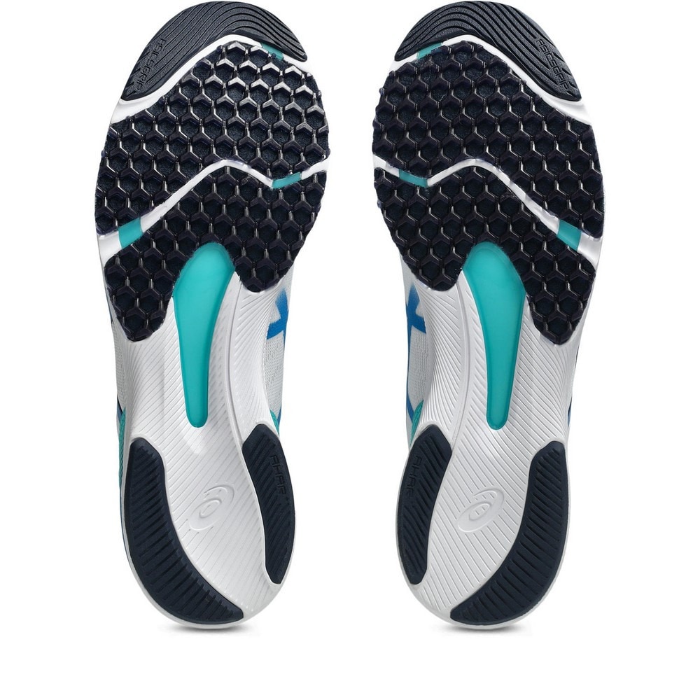 アシックス（ASICS）（メンズ）ランニングシューズ トレーニングシューズ 部活 ターサー RP 3 ホワイト ブルー 1011B465.101 スニーカー