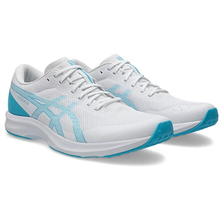 アシックス（ASICS）（メンズ）ランニングシューズ トレーニングシューズ 部活 ライトレーサー 6 ワイド ホワイト ブルー 1011B970.101 