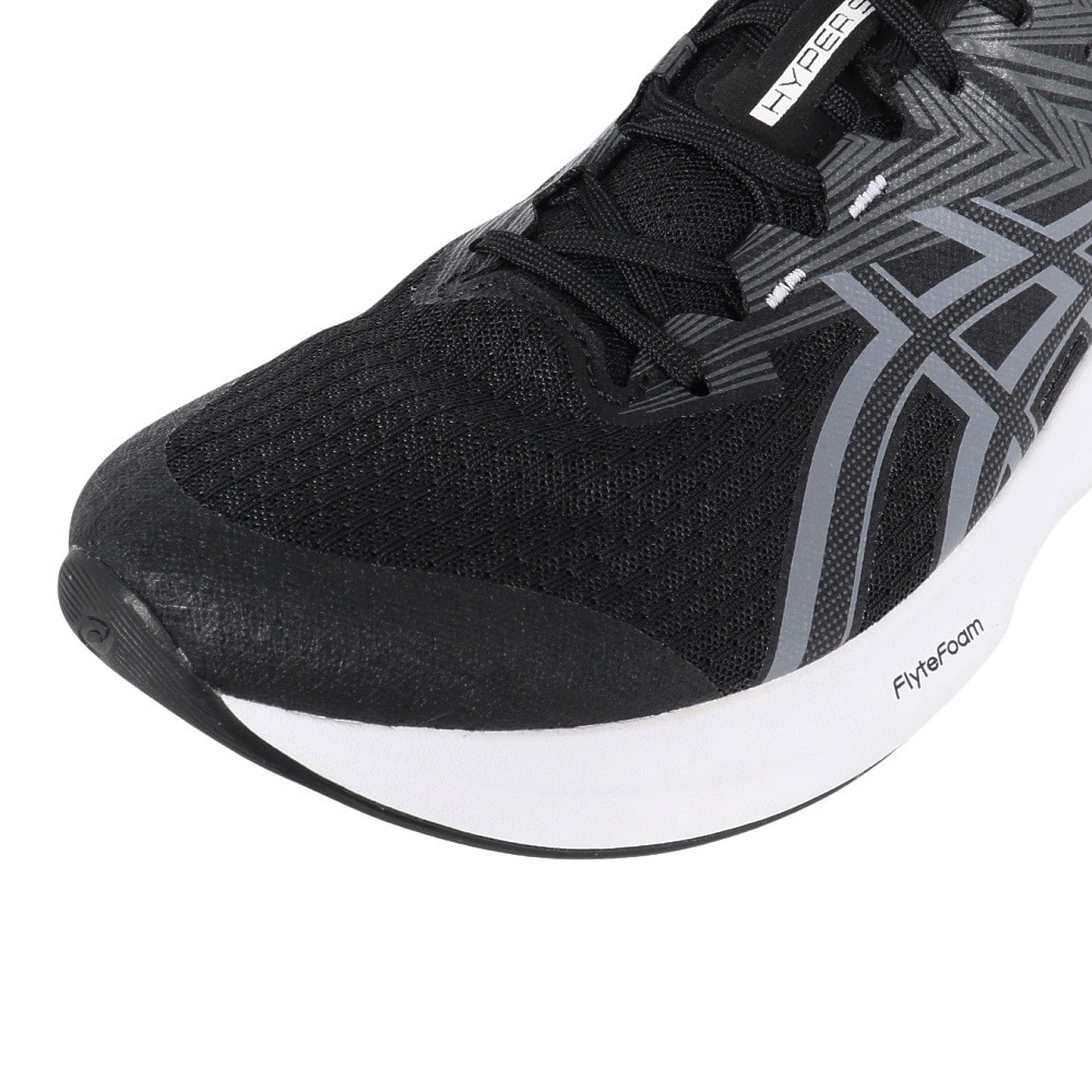 アシックス（ASICS）（メンズ）ランニング トレーニングシューズ ハイパースピード5 ワイド ブラック グレー 1011C082.001