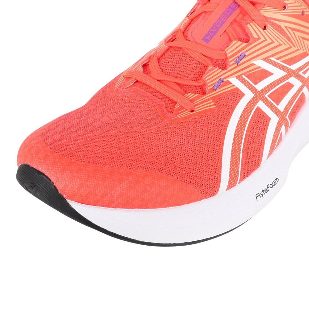 アシックス（ASICS）（メンズ）ランニング トレーニングシューズ ワ ハイパースピード5 ワイド レッド 1011C082.600 スニーカー