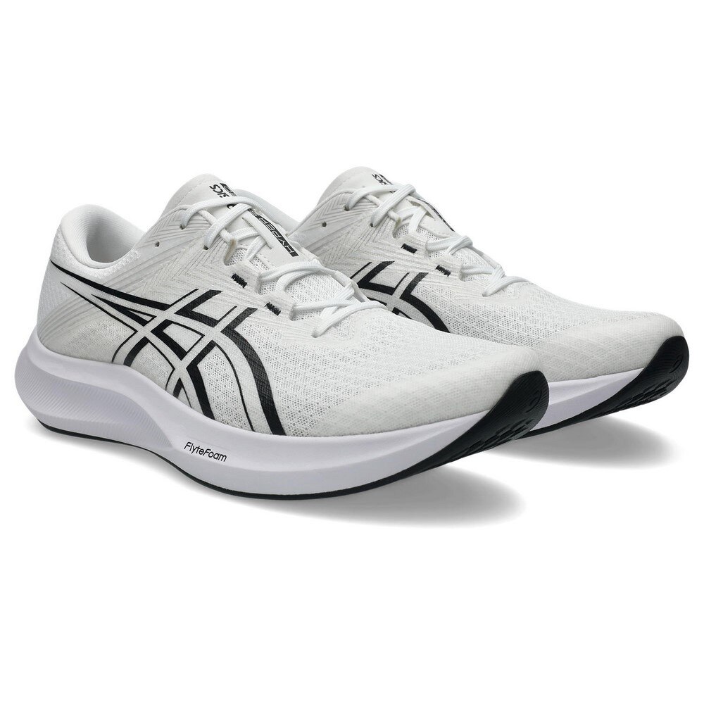 アシックス（ASICS）（メンズ）ランニングシューズ トレーニングシューズ 部活 ハイパー スピード 5 ホワイト ブラック 1011C084.100