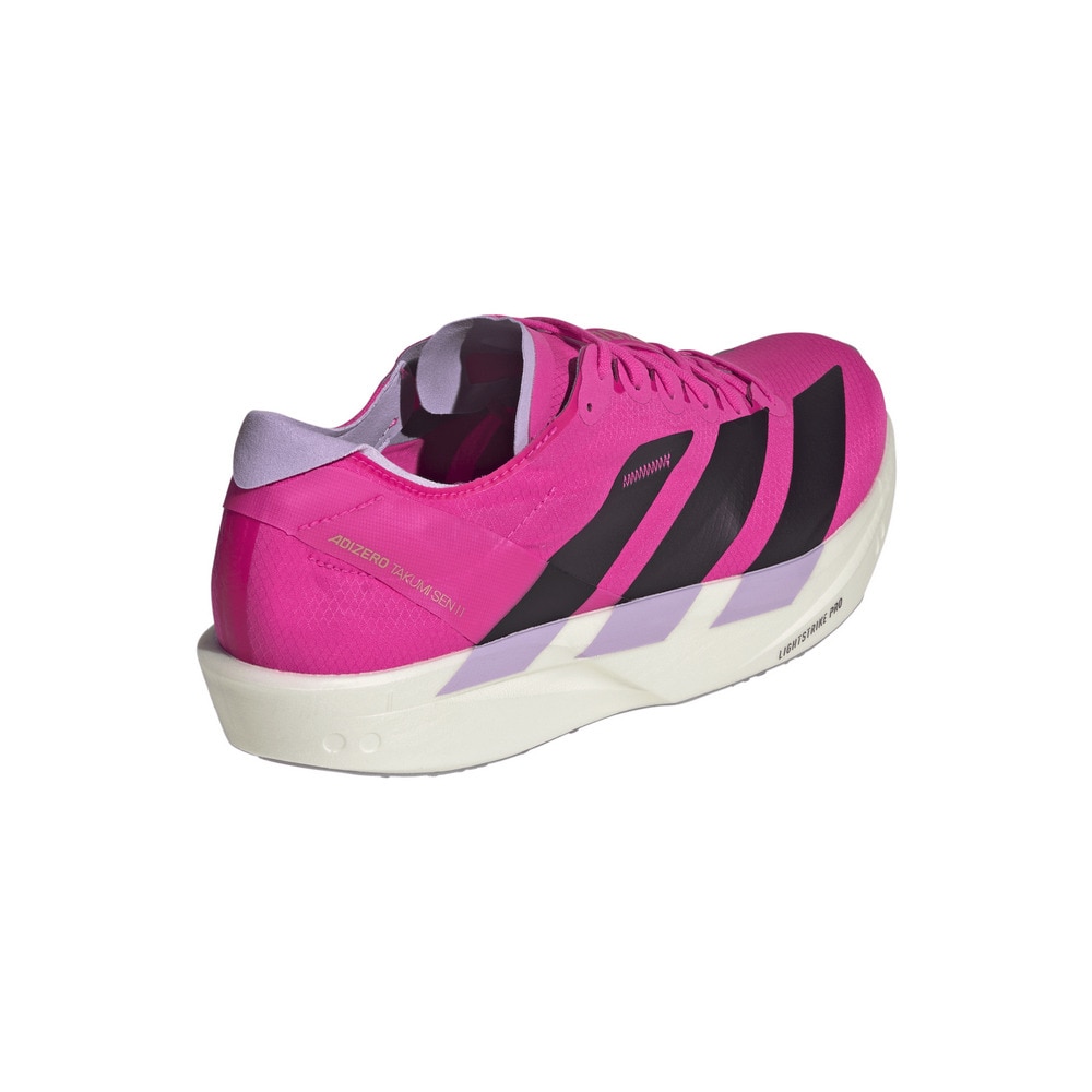 アディダス（adidas）（メンズ）ランニングシューズ トレーニングシューズ アディゼロ タクミ セン 11 ピンク JQ2812 スニーカー