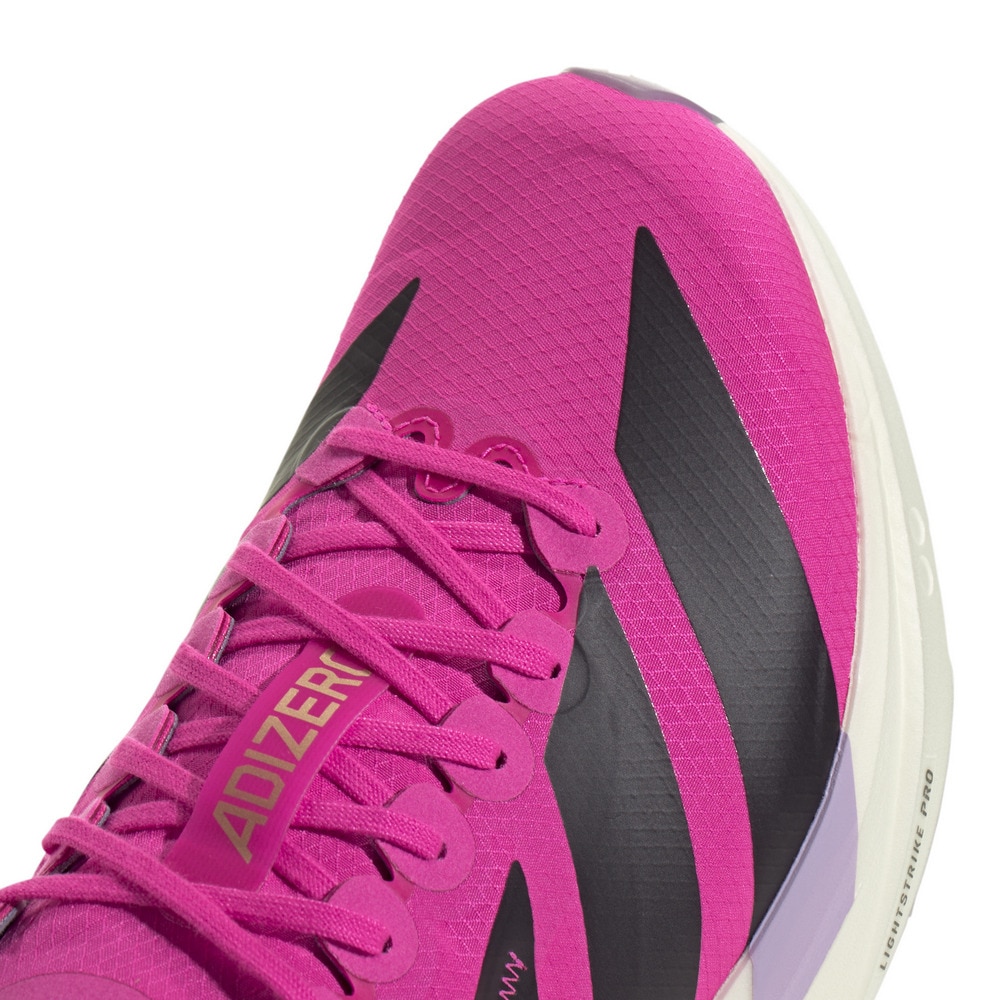アディダス（adidas）（メンズ）ランニングシューズ トレーニングシューズ アディゼロ タクミ セン 11 ピンク JQ2812 スニーカー