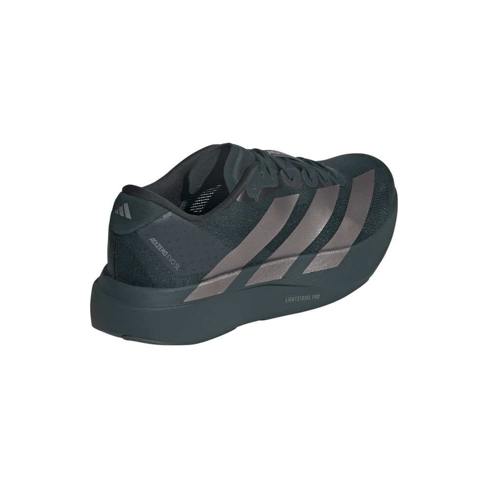 アディダス（adidas）（メンズ）ランニングシューズ トレーニングシューズ アディゼロ エヴォ SL M ダークグリーン JQ4663 スニーカー