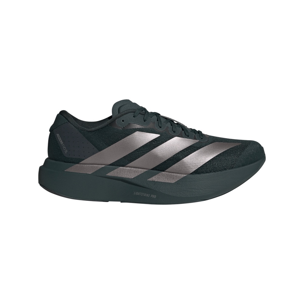 アディダス（adidas）（メンズ）ランニングシューズ トレーニングシューズ アディゼロ エヴォ SL M ダークグリーン JQ4663 スニーカー